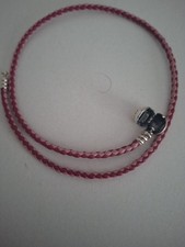 Pink Leather Pandora Bracelet New Without Box