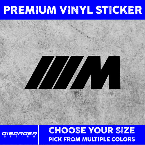 Bmw vinyl sticker sports - bmw,