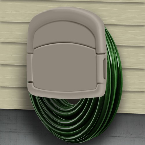 Heavy duty garden - hose, holder