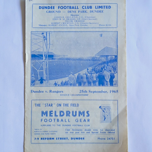 1965 dundee rangers - v,