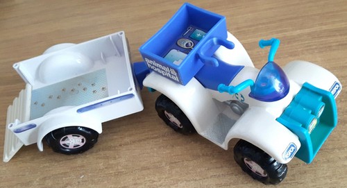 Toy quad bike with trailer - with, *