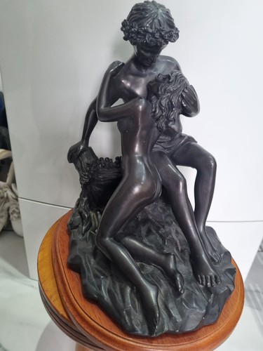 Erotic nude couple statue - erotic,