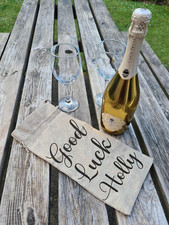 Personalised Good Luck Wine