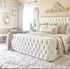 STYLE BEDS CHESTERFIELD QUEEN REGAL BED FRAME DOUBLE KING SUPER KING/ HANDMADE