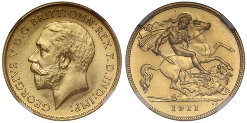 George 1911 proof - 1911,