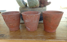 Vintage clay terracotta - terracotta, hand