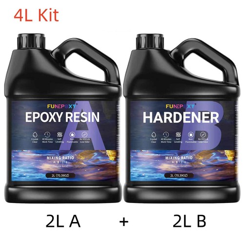 Clear epoxy resin - 500ml, 1l