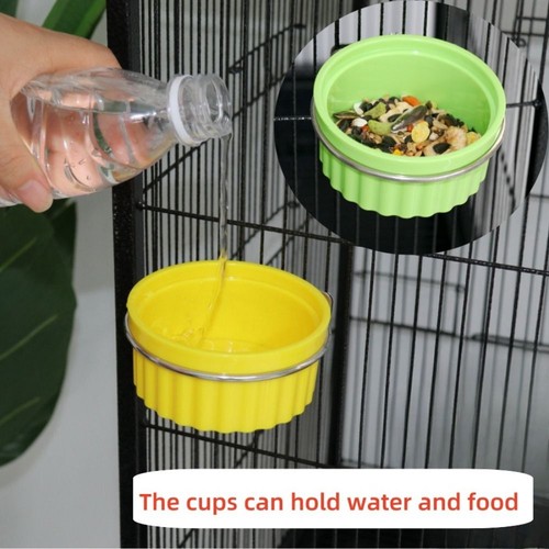Parrot food water bowl - parrot,