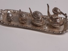 Old vintage dolls house silver - old,