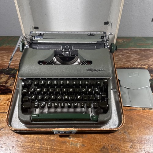 Vintage olympia typewriter - vintage,