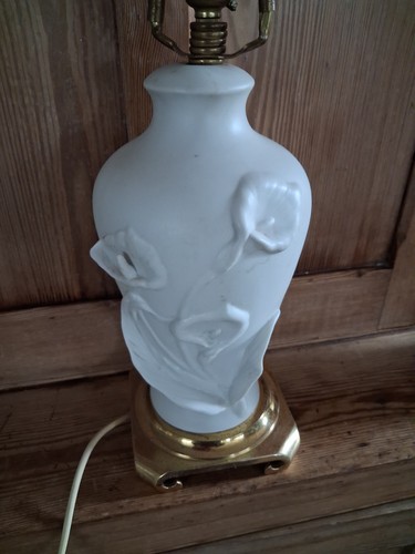 Table lamp crescent brass - x,
