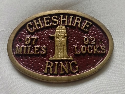 Solid brass cheshire ring - brass,