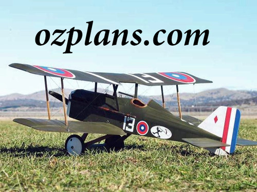 Wwi biplane fighter se5a - fighter, 26"