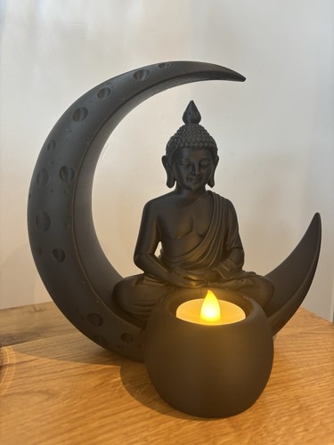 Buddha with moon led - buddha,