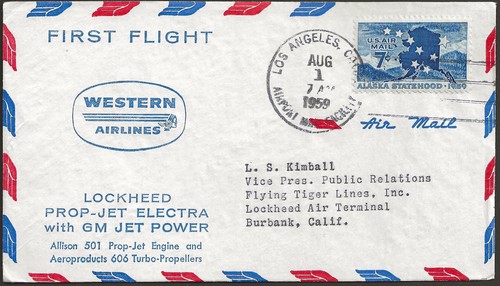 1959 ffc first flight western - 1959,