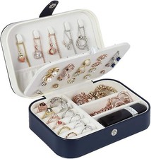 Travel Jewellery Organiser Bag, Jewelry Storage Box Case for Bracelet, Earrings