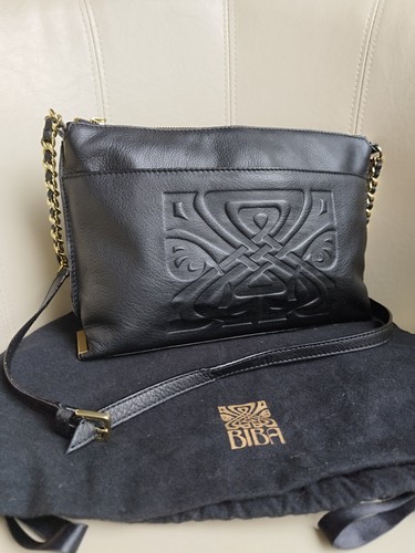 Biba designer black leather - biba,
