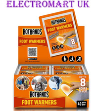 40 PAIRS HOTHANDS FOOT WARMERS UP TO 10 HOURS OF HEAT ELDERLY OUTDOOR ACTIVITIES