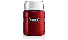 Thermos King Flask 470ml Cranberry Red Stainless Steel Vaccum Insulated BPA-Free