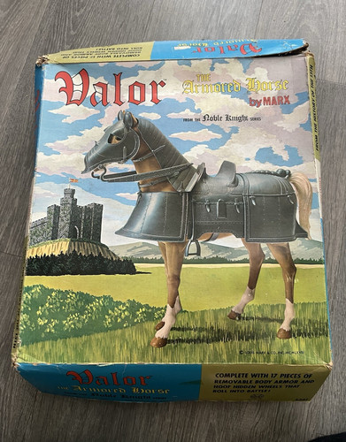 Marx valor armoured horse - marx,