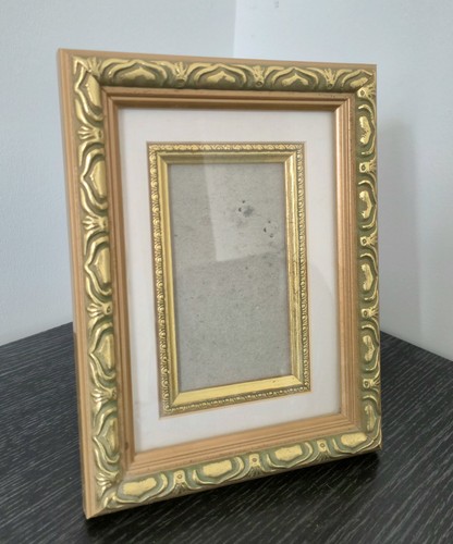 Vintage ornate gold green - vintage, &