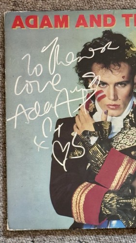 Signed adam and the - and, ants