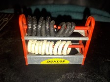 Vintage Dunlop Model Tyre Rack