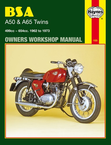 Haynes manual 0155 for bsa - bsa, a50