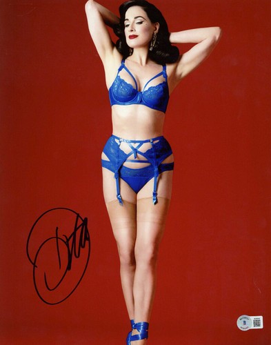 Dita von teese signed - teese,