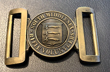 South Middlesex Rifle Volunteers Victorian Belt Clasp RARE GENUINE