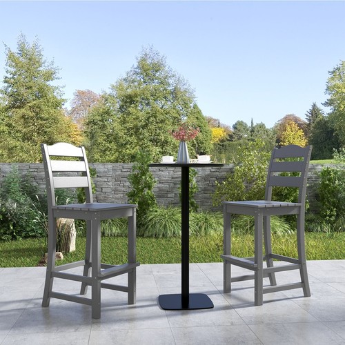Hdpe outdoor bar stool with - hdpe,