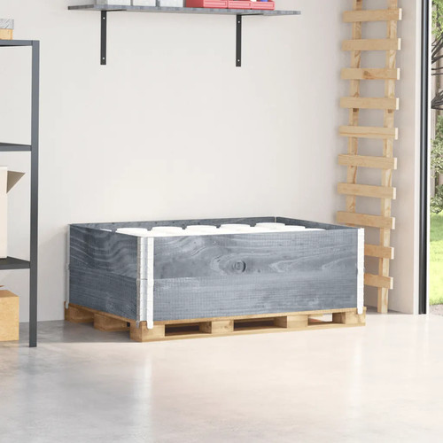Pallet collars 2pcs grey - pallet,