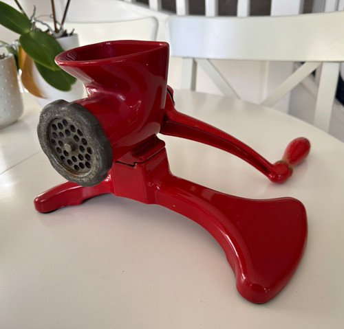 Manual hand crank meat grinder - crank,