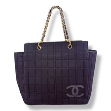 Chanel Quilted Cotton Black