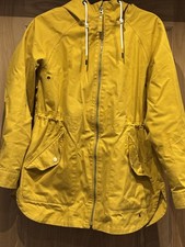 Joules ‘Right as Rain’ shoreside waterproof Jacket, Antique Gold,mustard, uk8/10