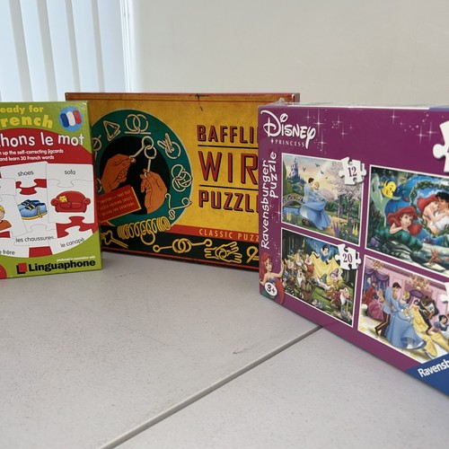 Jigsaw and wire puzzle - jigsaw,