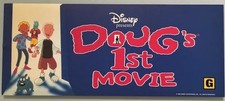 Doug's 1st Movie Disney Blockbuster Video Store VHS Promo Ad Banner Poster