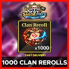 ✅1000 CLAN REROLLS ⚔️