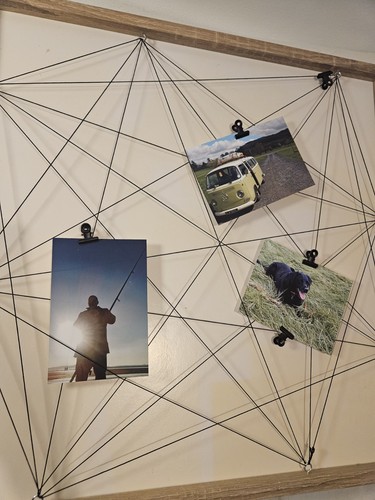 Photo frame with star shaped - frame,