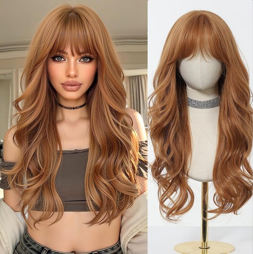 Long wavy ombre blonde - long,