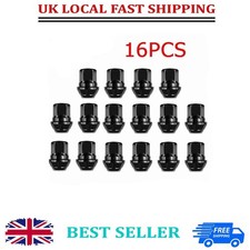 16 X FORD WHEEL NUTS Black