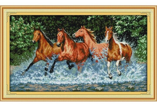 Running horses counted - running,
