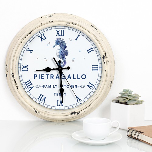 Personalised seahorse wall - personalised,