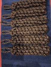 6 narrowboat black traditional rope fenders