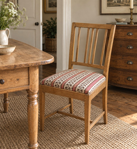 Antique edwardian beech dining - edwardian,