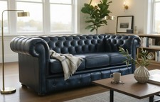 Blue Sofa Couch Lounge Settee