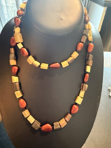 Vintage long costume jewellery - vintage,