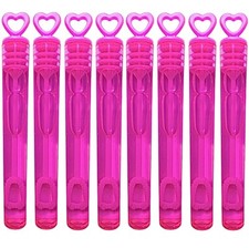Pink Heart Bubble Tubes 1-144