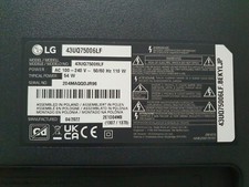 LG 43UQ75006LF 4K UHD Smart TV back light full set + frame and reflectors