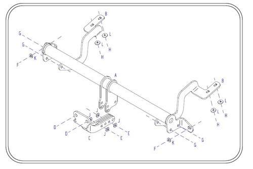 Citroen berlingo towbar - towbar, l1